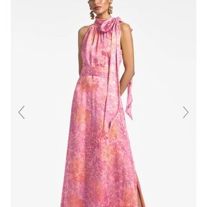 Sachin + Babi Pink and Orange Floral Maxi Dress